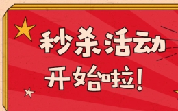 还在等什么?秒杀活动已经开始了