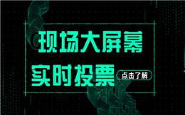现场大屏幕投票评选,好玩的不是一点点!