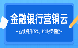 金融营销云:数字化转型助力,金融银行实现高速增长!