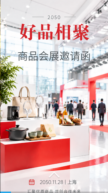 好品相聚 · 商品会展邀请函